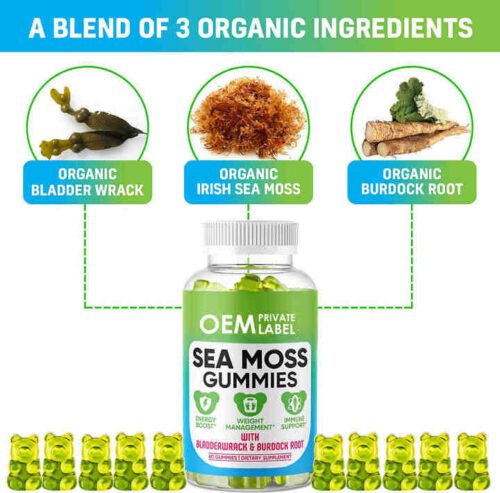 Organic Sea Moss Bladderwrack Gummies